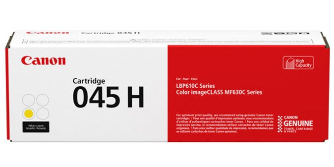 1243C001AA | Canon 045H | Original Canon High-Yield Toner Cartridge - Yellow