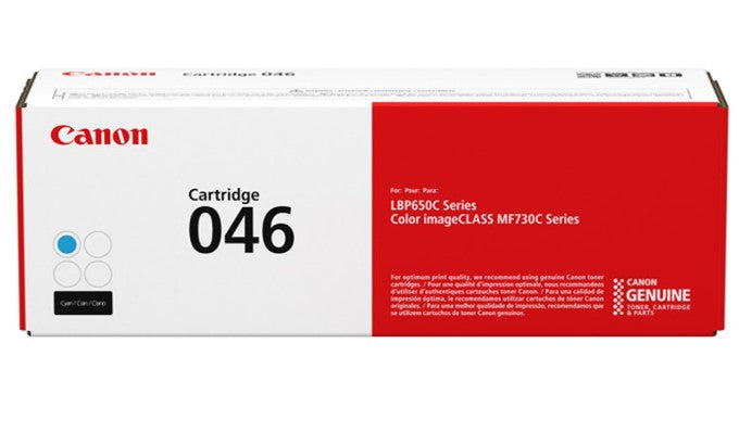 1249C001AA | Canon 046 | Original Canon Laser Toner Cartridge - Cyan